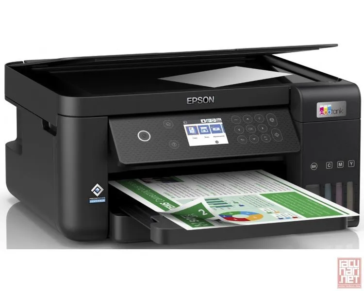 Epson EcoTank L6260, A4, Print/Scan/Copy/Fax, print 4800x1200dpi, 15/8ppm, scan 1200x2400dpi, 6.1cm touch LCD, Duplex, USB/Ethernet/WiFi