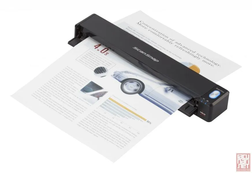 FUJITSU ScanSnap iX100, portable Image Scanner, A4, 600dpi, 5.2ppm, Li-ion Battery, 400g, USB2.0