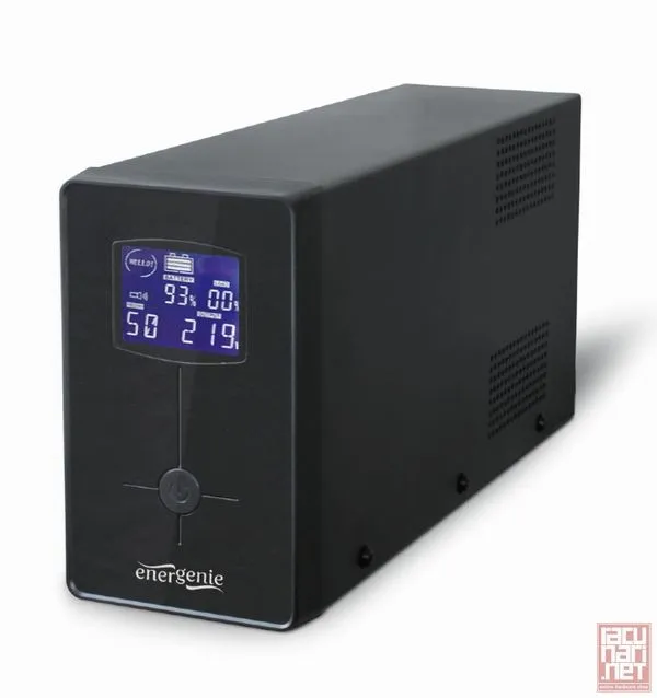 Gembird Energenie EG-UPS-033, 720W/1200VA, AVR, line interactive, LCD, 3x C13, 2x german Shuko