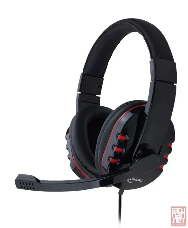 Gembird GHS-402, Gaming headset with volume control and microphone, 1.8m, 3.5mm