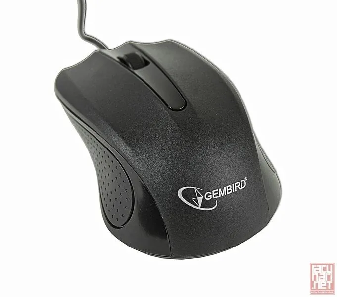 Gembird MUS-101, optical mouse, 1200dpi, USB, black/blue/white/red