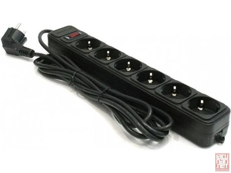 Gembird SPG6-B-15, 4.5m, 6 outlets