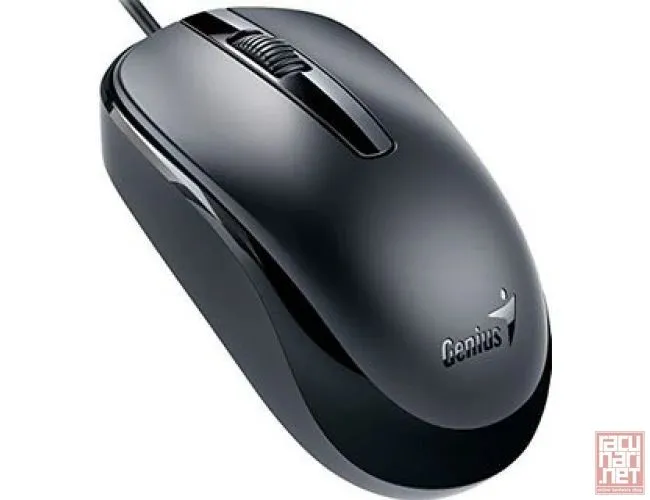 Genius DX-120, optical mouse, 1000dpi, USB, black