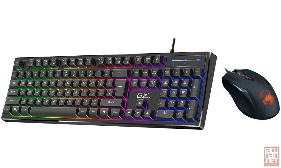 Genius Scorpion KM-GX6, RGB gaming Copilot Keyboard&Mouse