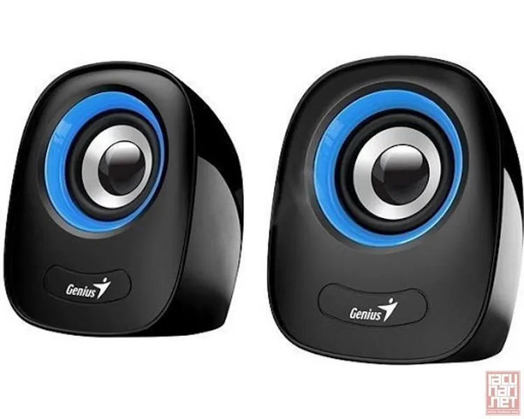 Genius SP-Q160, 2.0 speaker system, 2x3W RMS, USB, black-blue