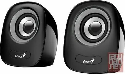 Genius SP-Q160, 2.0 speaker system, 2x3W RMS, USB, black-silver
