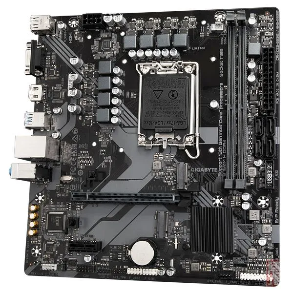 Gigabyte B760M H DDR4, Intel B760, 1xPCI-Ex16, 2xDDR4, 2xM.2, VGA/HDMI/USB3.2 (Gen1), mATX
