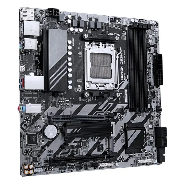 Gigabyte B840M DS3H, AMD B840, 2xPCI-Ex16, 4xDDR5, 2xM.2, HDMI/2xDP/USB3.2 (Gen1)/USB Type-C, mATX