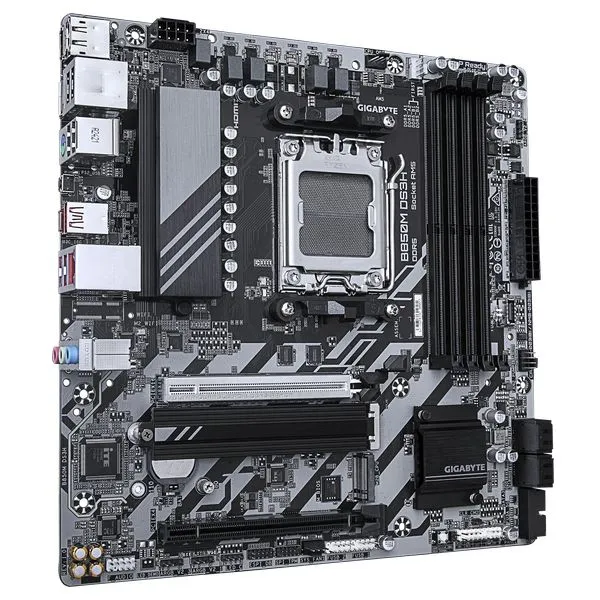Gigabyte B850M DS3H, AMD B850, 2xPCI-Ex16, 4xDDR5, 2xM.2, HDMI/DP/USB3.2(Gen2)/USB Type-C, mATX