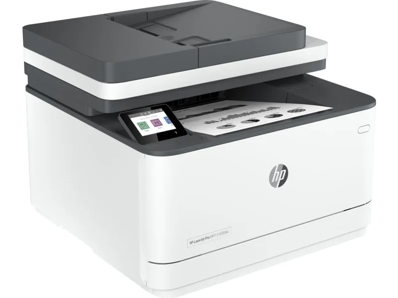 HP LaserJet Pro MFP 3103fdn, A4, print/copy/scan/fax, print 1200dpi, 33ppm, duplex, ADF, MDC 50K, 2.7" touch LCD, USB/LAN (3G631A)