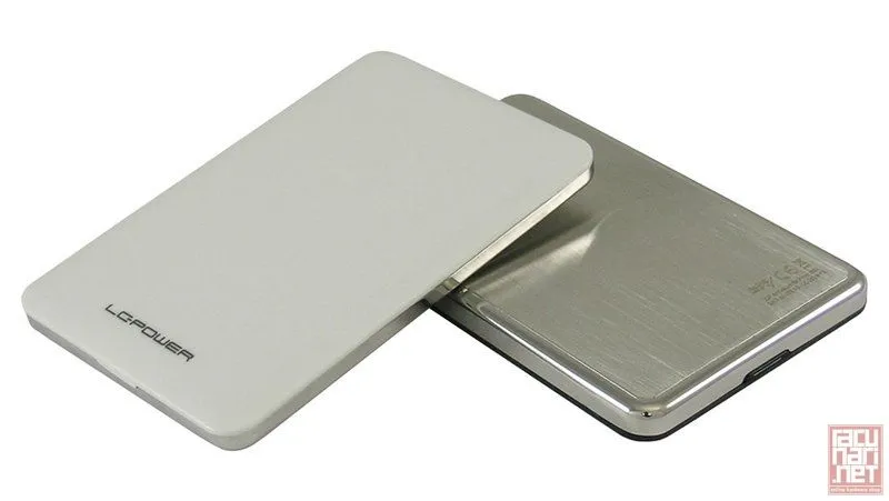 LC Power LC-25U3-7W External USB 3.0 HDD enclosure for 2.5" SATA HDDs, white