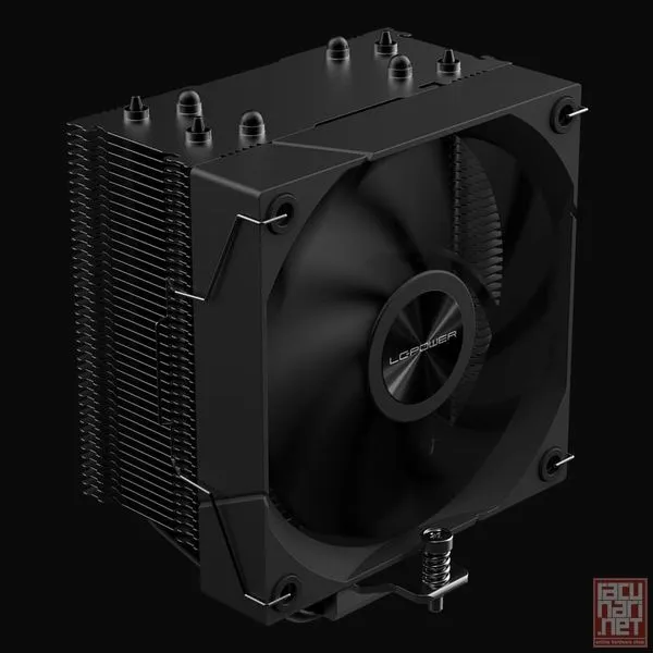 LC Power LC-CC-120-B4, Aera series, 12cm, 600-2200RPM, PWM, 190W TDP, Intel: 1851, 1700, 1200 / AMD: AM5, AM4, black