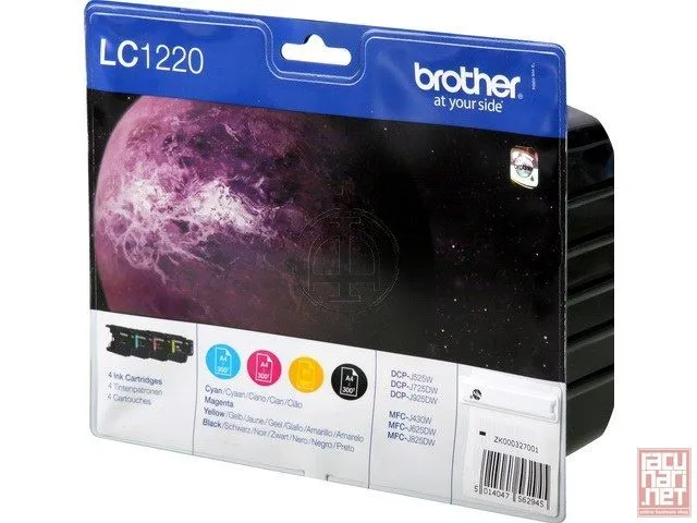 LC1220VALBP - Brother 4-Ink Cartridge