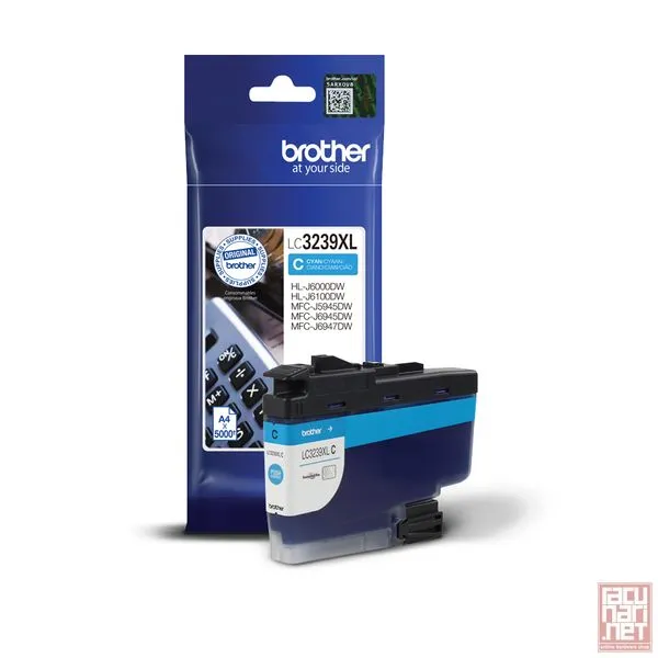 LC3239XLC - Brother Cartridge, cyan, 5000 pages