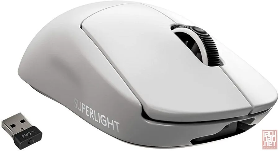 Logitech G Pro X Superlight, Wireless Gaming Mouse, HERO 25K sensor, 100-25.600dpi, white