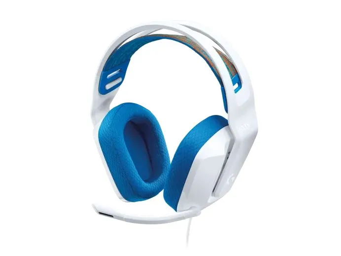 Logitech G335 Wired Gaming Headset with Microphone, white