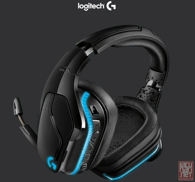 Logitech G935, Wireless 7.1 Surround Sound Lightsync Gaming Headset