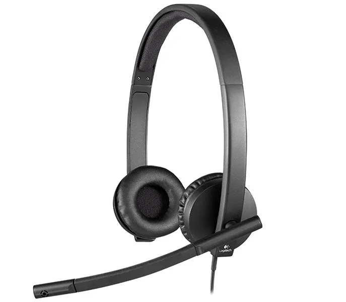 Logitech H570e Stereo Headset with microphone, USB
