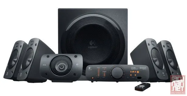 Logitech Speaker System Z906, Speaker System 5.1, 500W RMS, Subwoofer 165W + Satellites 5x67W, black