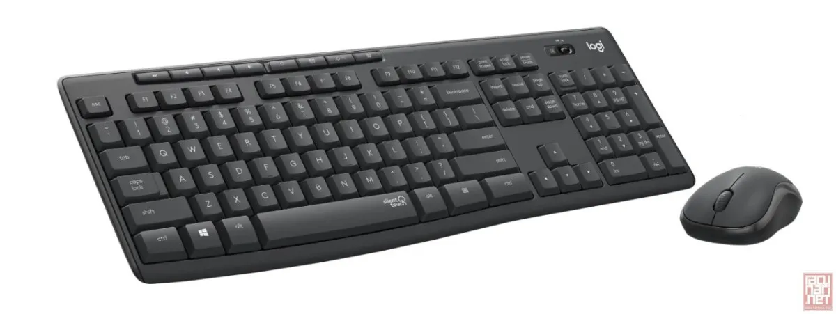 Logitech Wireless MK295, Wireless Mouse & Keyboard, YU, graphite