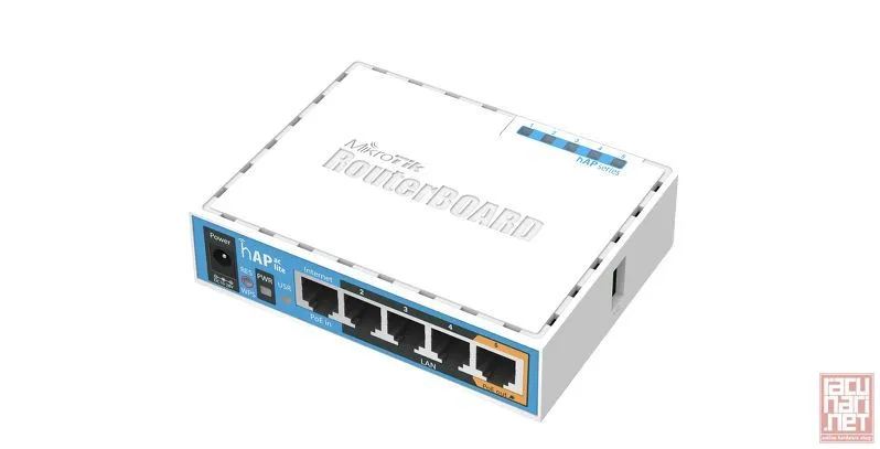 MikroTik hAP ac lite, Dual-Concurrent AP, 5xLAN 10/100, 650MHz CPU, 64MB RAM, USB, 1xPoE out, USB port for 3G/4G modem, RouterOS L4 ( RB952Ui-5ac2nD)