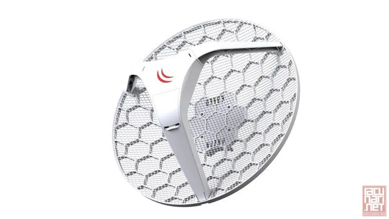 MikroTik LHG 5, Dual chain 24.5dBi 5GHz CPE/Point-to-Point Integrated Antenna, 600MHz, 64MB, RouterOS L3 (RBLHG-5nD)