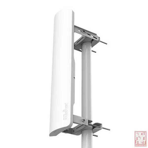 MikroTik mANTBox 19s, 5GHz 120 degree 19dBi dual polarization sector Integrated antenna with, SFP, PSU and PoE, 720MHz, 128MB, RouterOS L4 (RB921GS-5HPacD-19S)
