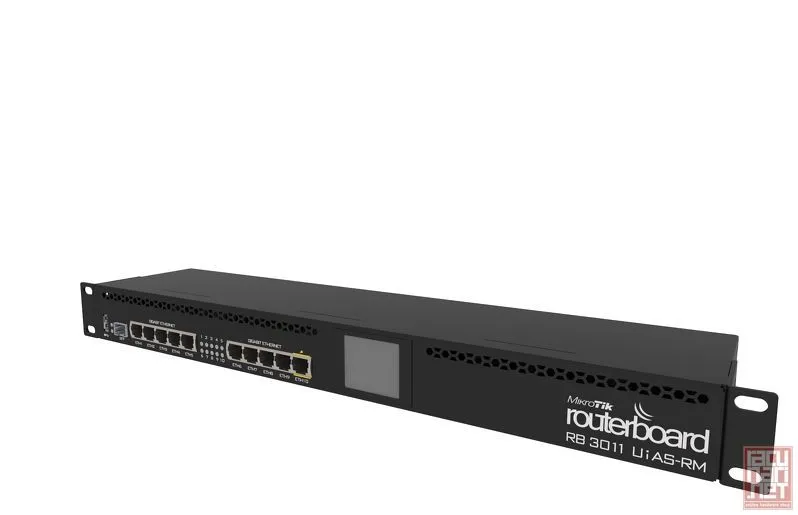 MikroTik RB3011UiAS-RM, multi port device, 10x10/100/1000 Ethernet ports, 1xSFP, 1.4 GHz, 1GB, PoE out, USB3.0, License level 5