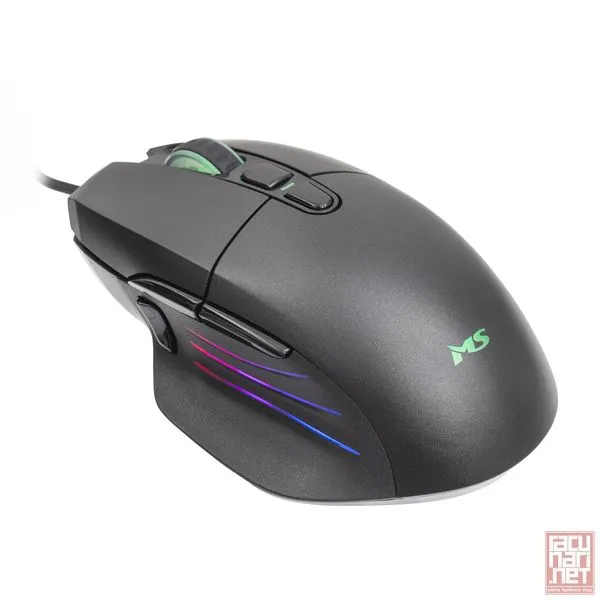MS NEMESIS C500, Wired optical gaming mouse with LED lighting, up to 8000dpi