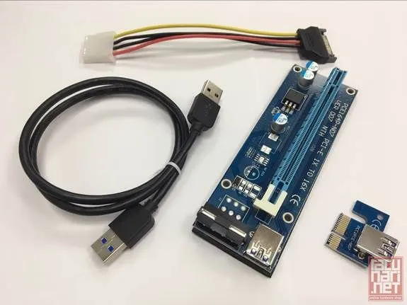 PCI-E extender - molex connector