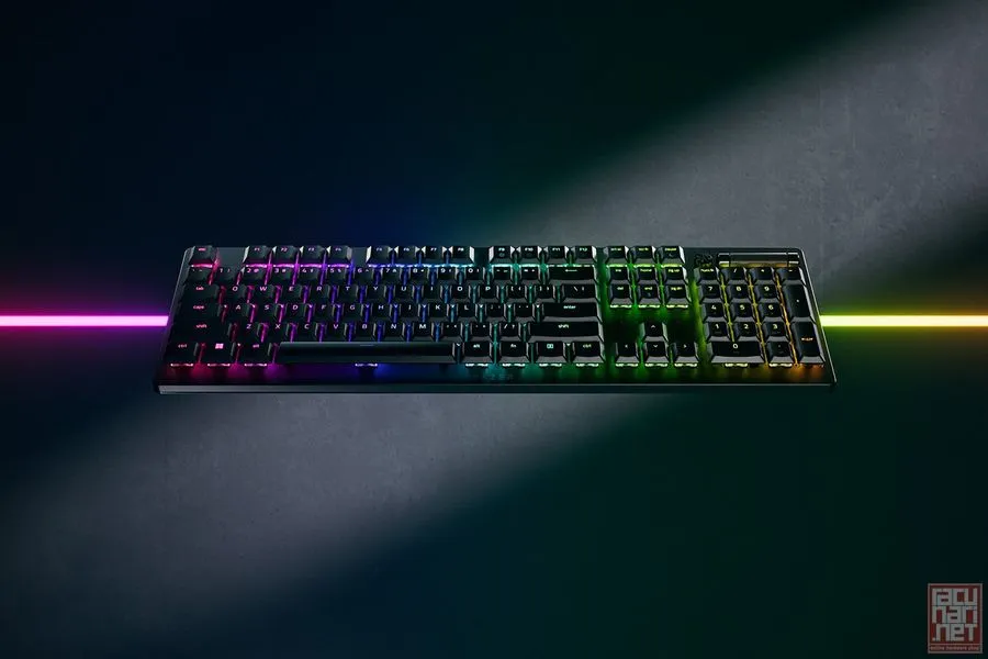 Razer DeathStalker V2 Pro (Red Switch) - Wireless Low Profile Keyboard, US, Black (RZ03-04360200-R3U1)