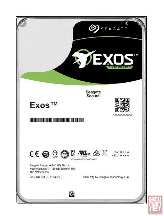 SEAGATE 16TB, EXOS X18, 256MB, 7200rpm (ST16000NM000J)