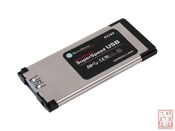 SilverStone EC02, Ultra Slim USB 3.0 ExpressCard/34 Adapter [24]