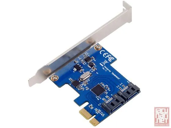 SilverStone EC05, PCI express card 2 x SATA 6Gbps (RAID 0/1, HyperDuo (capacity/safe))