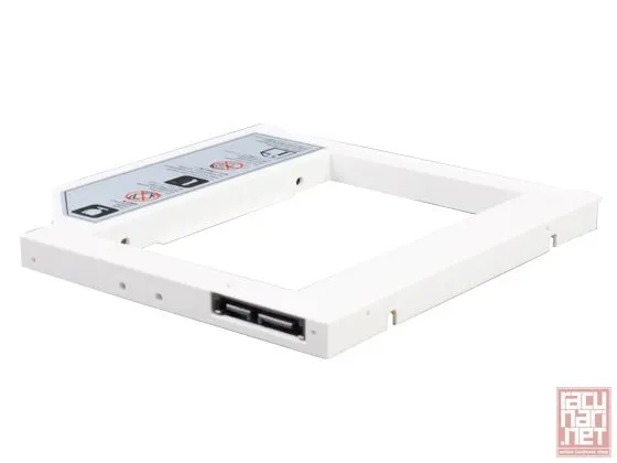 SilverStone Treasure TS08, Interchangeable 9,5mm notebook optical drive slot to 2.5" SATA SSD or HDD