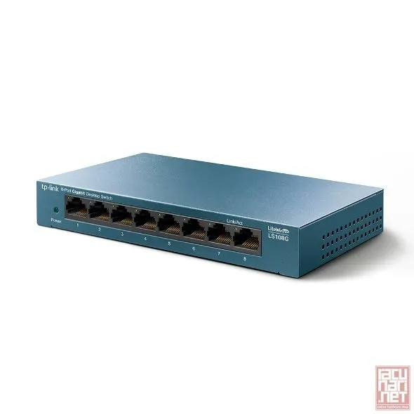 TP-Link LS108G, 8-Port 10/100/1000Mbps Desktop Network Switch