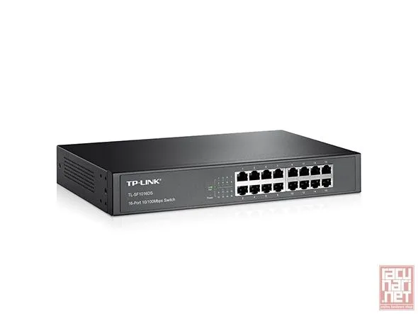 TP-Link TL-SF1016DS, 16-Port 10/100Mbps Desktop/Rackmount Switch