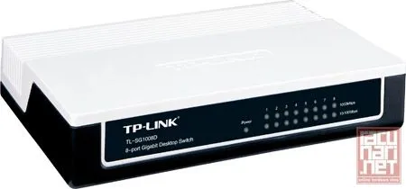 TP-LINK TL-SG1008D, 8-port Unmanaged Gigabit Desktop Switch