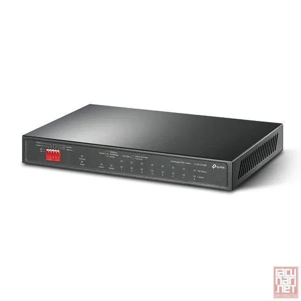 TP-LINK TL-SG1210MP, 10-Port Gigabit Desktop Switch with 8-Port PoE+