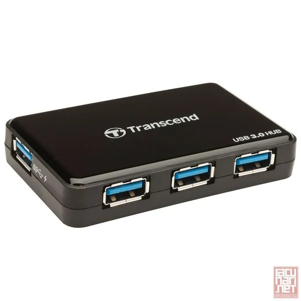 Transcend TS-HUB3K, 4xUSB3.0, black