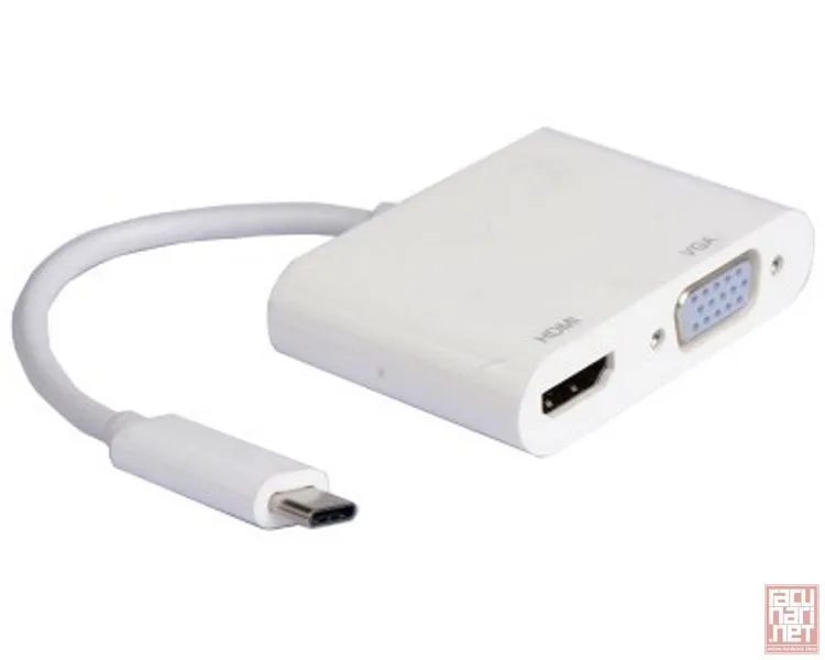 USB Type-C to USB3.0/VGA/HDMI adapter