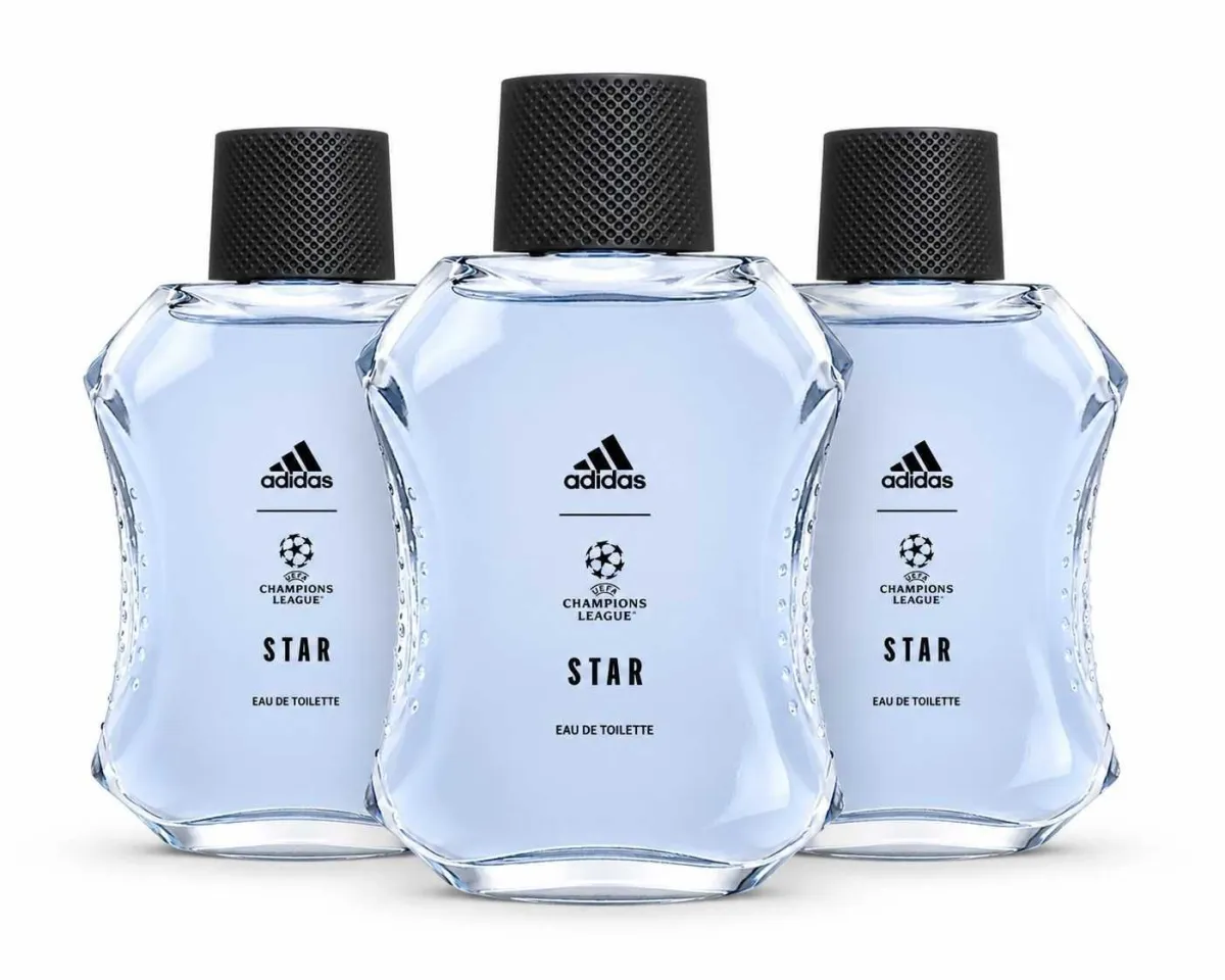 Adidas uefa champions league star silver edt trio pack 3x100ml ( 3 komada )