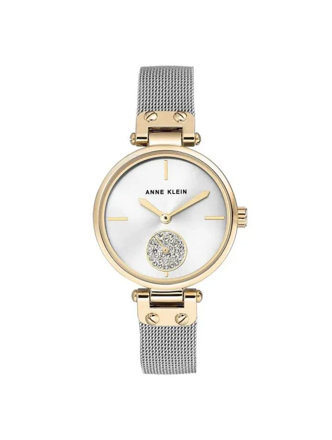 Anne klein ak/3001svtt crystal metals