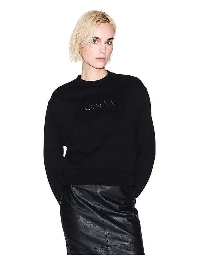 Armani exchange - crna dukserica za žene