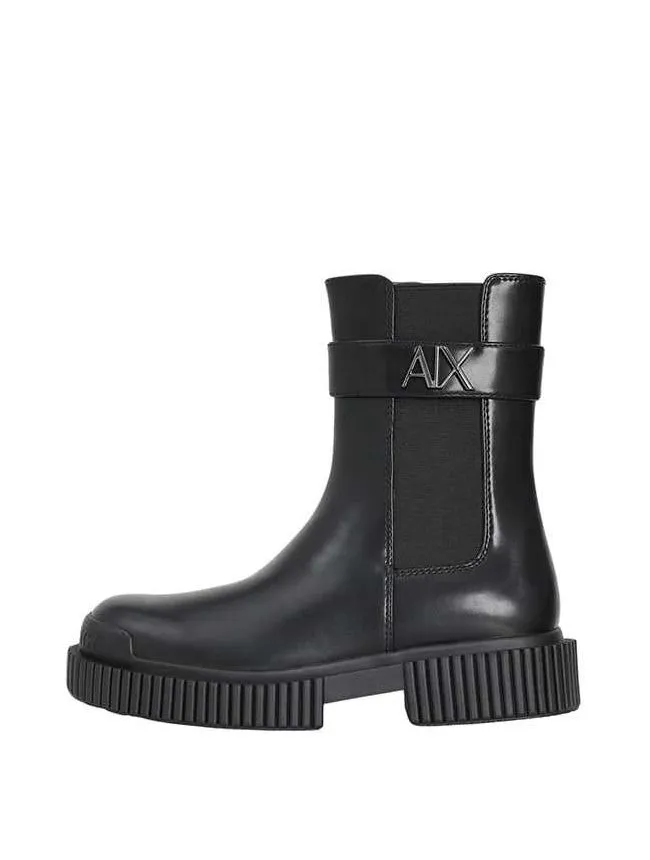 Armani exchange - crne ženske čizme