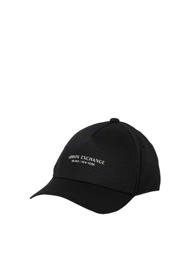Armani exchange - crni kačket za muškarce