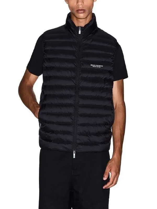Armani exchange - crni prsluk za muškarce