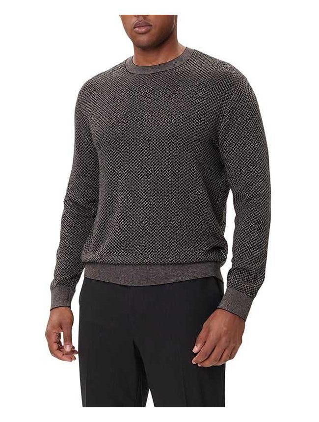 Armani exchange - muški džemper sa mikro printom