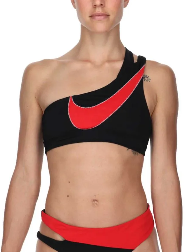Asymmetrical bikini top