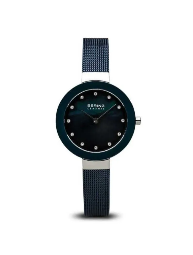Bering 11429-387 ceramic polished silver
